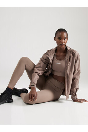 Fast Repel Running Full-Zip Hooded Kahverengi Kadın Yağmurluk Image 3