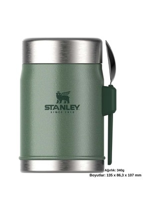 Classic Legendary Kaşıklı Yemek Termosu 0.4L Termos Kamp Matara YEŞİL Image 4