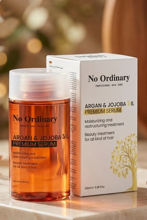 Premium Argan & Jojoba Içerikli Doğal Saç Bakım Yağı & Serum 100ml Image 0
