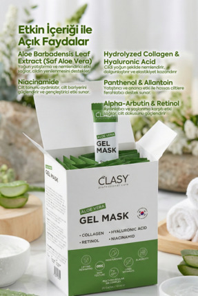 Aloevera Gel Mask - Gençleştirici Jel Maske Image 2