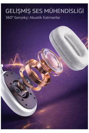 AirPro Kulaklık | Bluetooth Kulaklık | Yumuşak ve Sağlam Yapı | Bluetooth | Süper Bass | Mikrofon Image 1