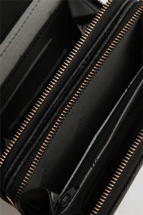 381 Siyah Noktalı Kadın Çapraz Askılı El & Omuz Çantası Image 5