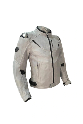 JK194 Korumalı Yazlık Motosiklet Montu Gri (YENİ SEZON) Image 1