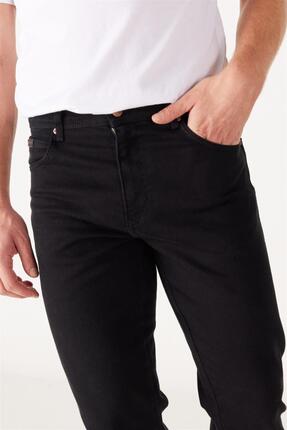 Texas Authentic Straight Fit Normal Bel Esnek Siyah Pantolon Image 2