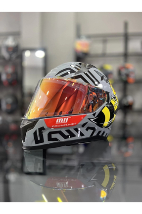 Helmets Kapalı Full Face Kask Arı Desen Image 3