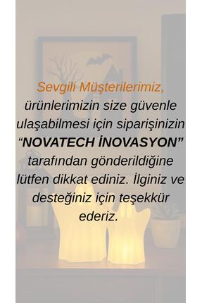 HAYALET Figürlü Dekoratif 2’li Obje Pilli Mum İle Kullanım Halloween Aksesuarı Ev Dekor Ürünü Image 4