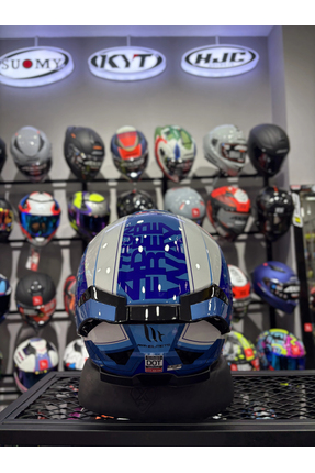 THUNDER 4 GLOSS BLUE KASK (ŞEFFAF VİZÖRLÜ) Image 4