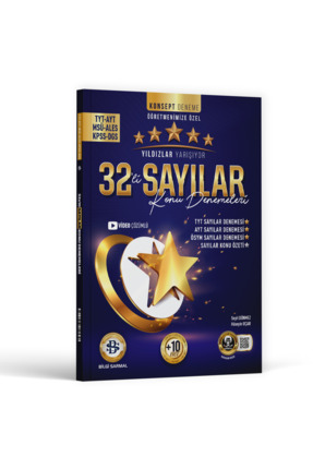 Yıldızlar Yarışıyor TYT AYT KPSS MSÜ ALES DGS Sayılar 32 li Konu Denemeleri 2026 Image 0