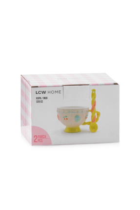 RENKLİMAĞAZADAN LCW HOME Karışık Baskılı Porselen Kupa 320 Ml Image 3