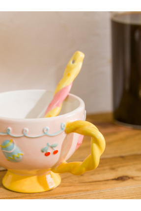 RENKLİMAĞAZADAN LCW HOME Karışık Baskılı Porselen Kupa 320 Ml Image 2