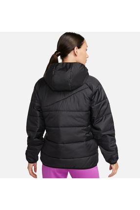 Academy Pro Therma Fit Kadın Siyah Kapüşonlu Mont Image 3