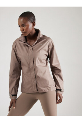 Fast Repel Running Full-Zip Hooded Kahverengi Kadın Yağmurluk Image 5