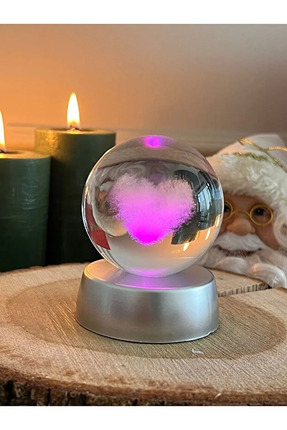 Kalpli Cam Küre 3 Boyutlu Aşk Küresi Image 0