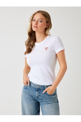 Mini Triangle Kadın Slim Fit T-shirt Image 0