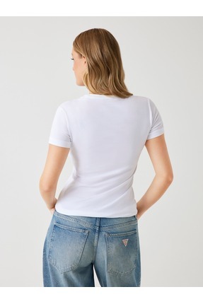 Mini Triangle Kadın Slim Fit T-shirt Image 3