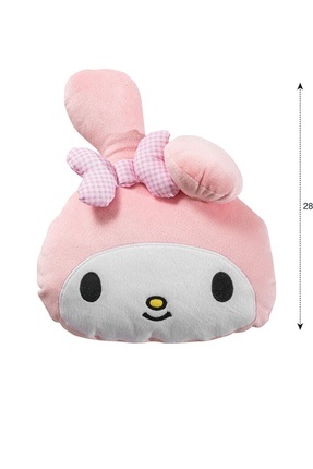 Lcw Home Lisanslı Hello Kitty ve Arkadaşları My Melody Figürlü Peluş Bebek Kırlent Image 3