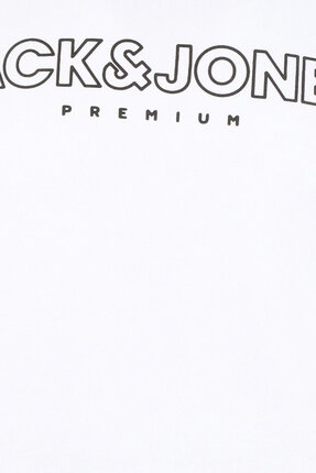 Bisiklet Yaka Beyaz Erkek Sweatshırt JPRBLAJASON BRANDING SWEAT CREW NEC Image 2