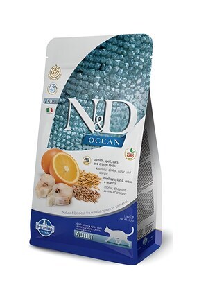 Low Ocean Morina Balık&Portakallı Yetişkin Kedi Maması 1,5 Kg Image 0