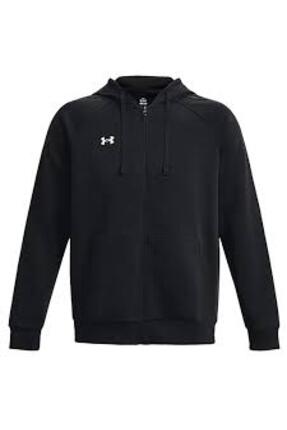 Erkek UA Rival Fleece Tam Boy Fermuarlı Kapüşonlu Üst 1379767-001 Image 0