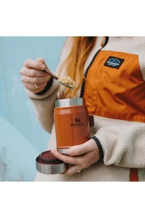 Classic Legendary Kaşıklı Yemek Termosu 0.4L Termos Kamp Matara YEŞİL Image 1