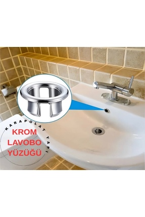 Lavabo Tahliye Yüzüğü Krom Parlak Image 0