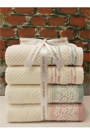 Evony Bronie Havlu 4lü - Mint Pudra Image 1