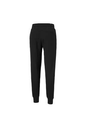 Essential Logo Erkek Siyah Eşofman Altı Image 1