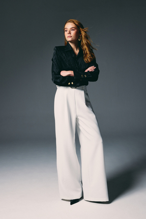 Zebra Desenli Gömlek - Siyah Image 2