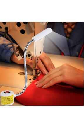 Metal T Spiral Dikiş Makinası Lambası Mıknatıslı 10 Ledli Image 1