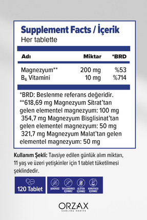 Orzax Extramag P5P 120 Tablet Image 1