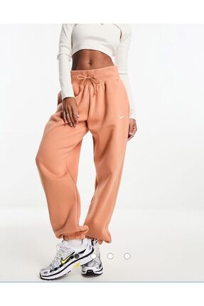 Sportswear Phoenix Fleece Yüksek Belli Bol Kesimli Kadın Eşofman Altı Image 0