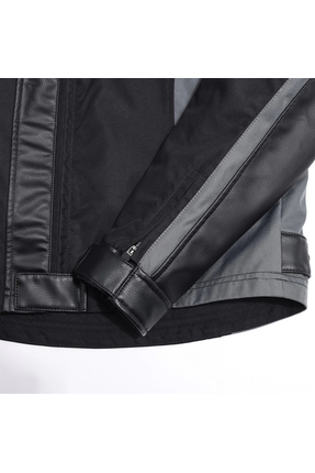 jk152 Siyah Gri Motosiklet Montu Image 2