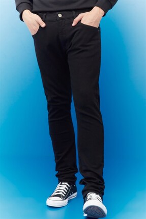 Luke Slim Fit Düşük Bel Denim Esnek Jean Kot Pantolon Image 4