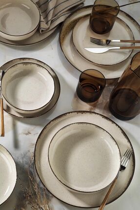 Mood 24 Parça Yemek Seti Tarçın Image 0