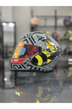 Helmets Kapalı Full Face Kask Arı Desen Image 4
