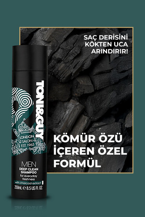 Toni & Guy Yoğun Arındırıcı Erkek Şampuan 250ML Image 1