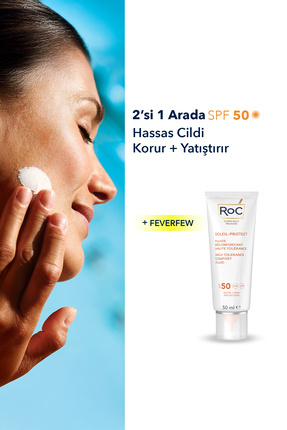 Hassas Ciltler İçin Yüksek Koruma Yüz Güneş Kremi SPF50 50 ml Image 2