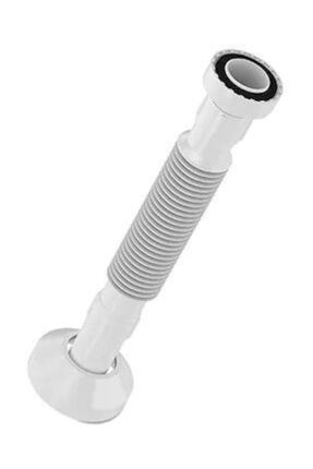 İz Yapı Taşmasız Aç Kapa Körüklü Lavabo Sifonu Seramik MAT Beyaz Image 2