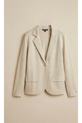 Bej Yün Ceket Image 1