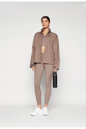 Fast Repel Running Full-Zip Hooded Kahverengi Kadın Yağmurluk Image 4