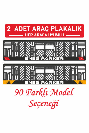 Otomobil Araç Plakalık (2 Adet ) Kişiye Özel Yazılı Image 0
