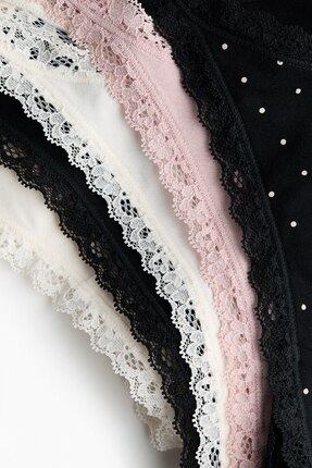 5'li Pamuklu Tanga Thong Külot Image 1