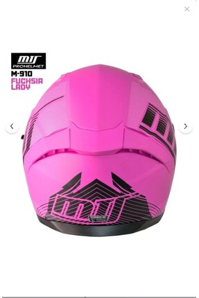 M-910 LADY FULL FACE KASK GÜNEŞ VİZÖRLÜ FUCHSIA (renkli cam) Image 2