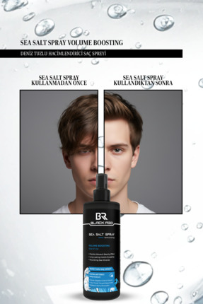 Saç Deniz Tuzu Spreyi - Sea Salt Spray Orta Tutuşlu Hacimlendirir Anti Uv Saç Şekillendirici Image 2