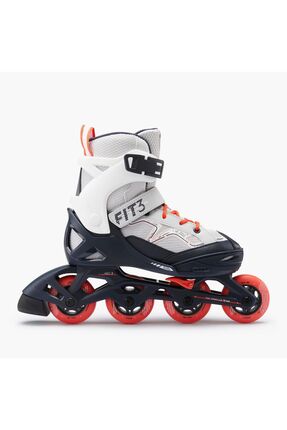 Çocuk Fitness Pateni - Gri / Kırmızı - Fıt3 Image 1