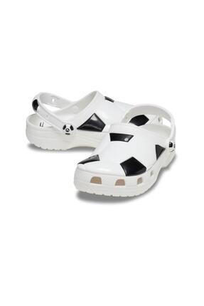 210157-103 Classic Soccer Ball Clog K &Ccedil;ocuk Terlik Beyaz Image 2