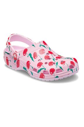211008-6ZW Classic Fresh Fruits Clog Terlik Pembe Image 3