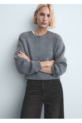 Yüksek bel wide leg jean pantolon Image 5