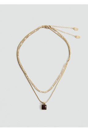 Çift zincirli kolye Image 2
