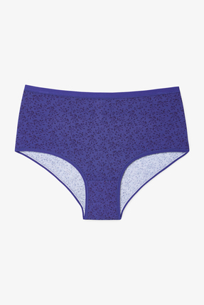 Crunchy Yaprak Desenli Yüksek Bel 3'lü Slip Külot Image 2